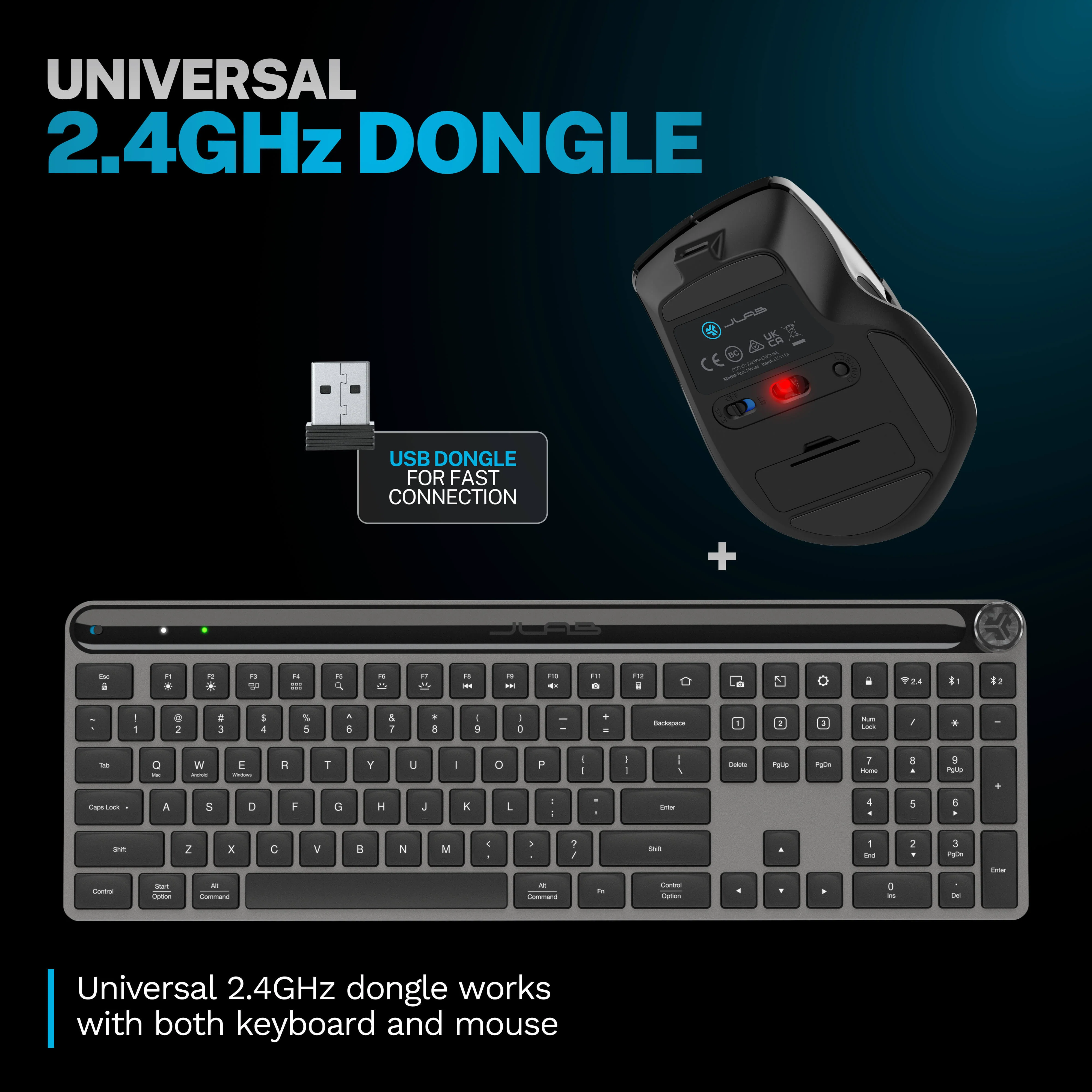 JLab Epic Keyboard Mouse Bundle - Image 15