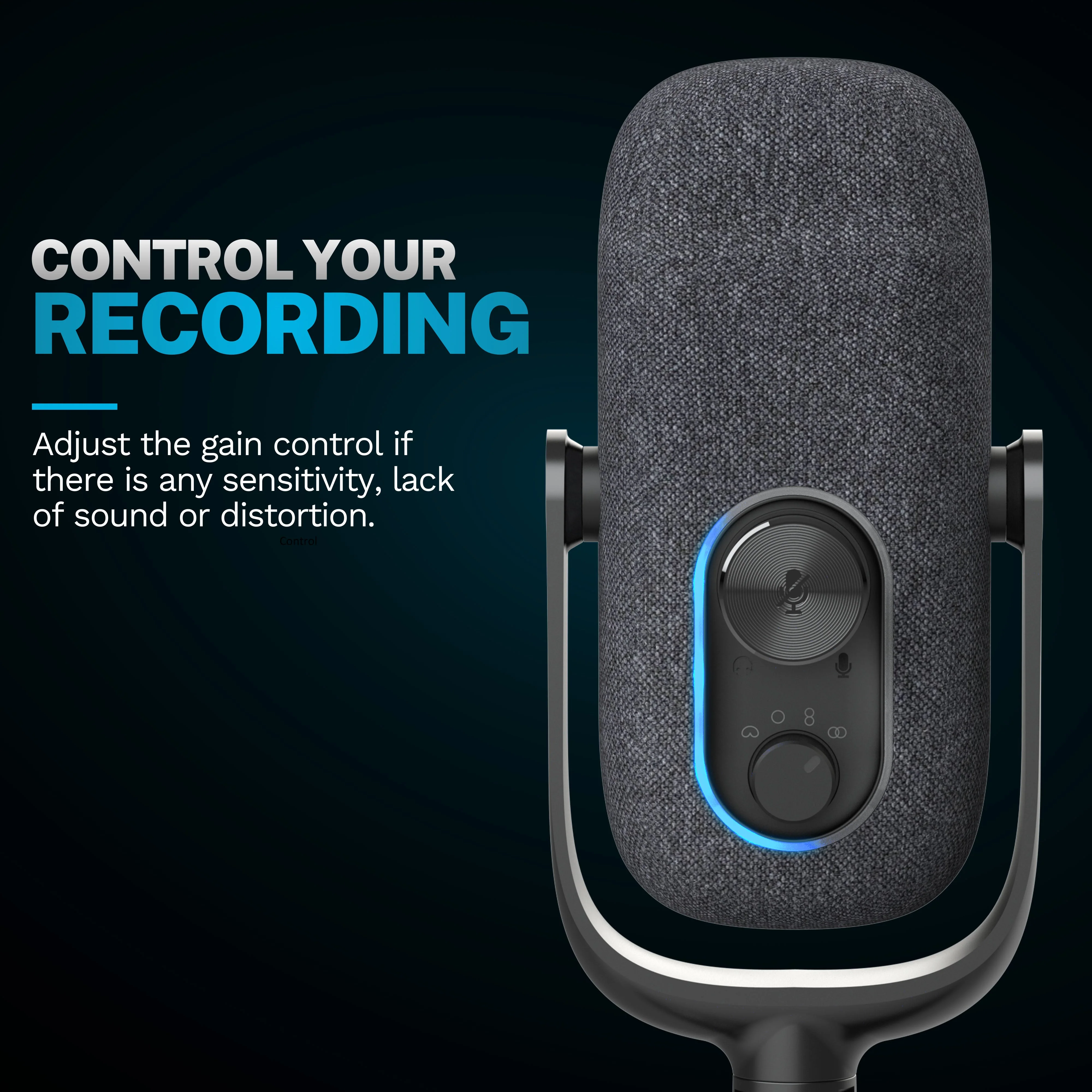 Epic Talk USB Microphone Black - Image 5
