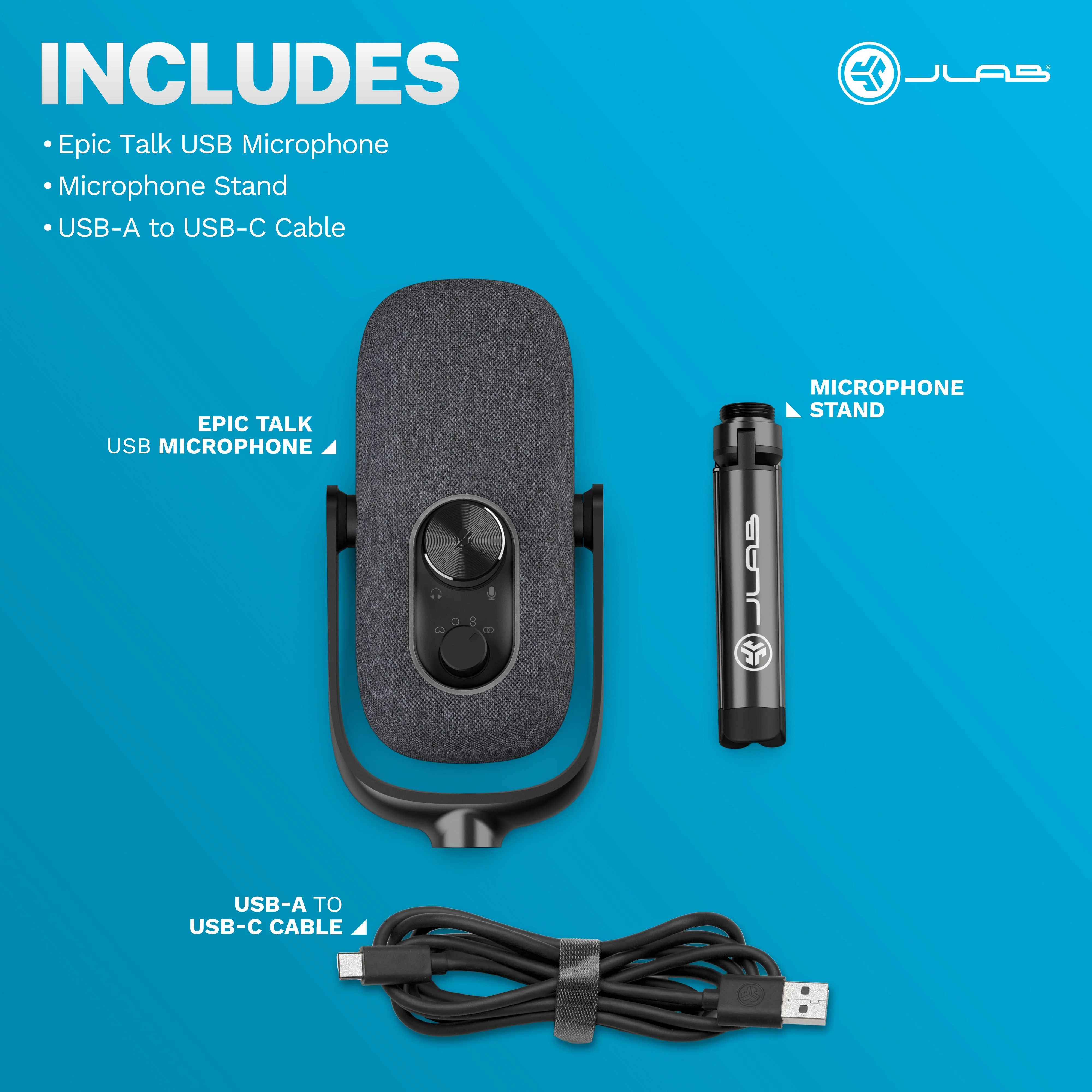 Epic Talk USB Microphone Black - Image 6