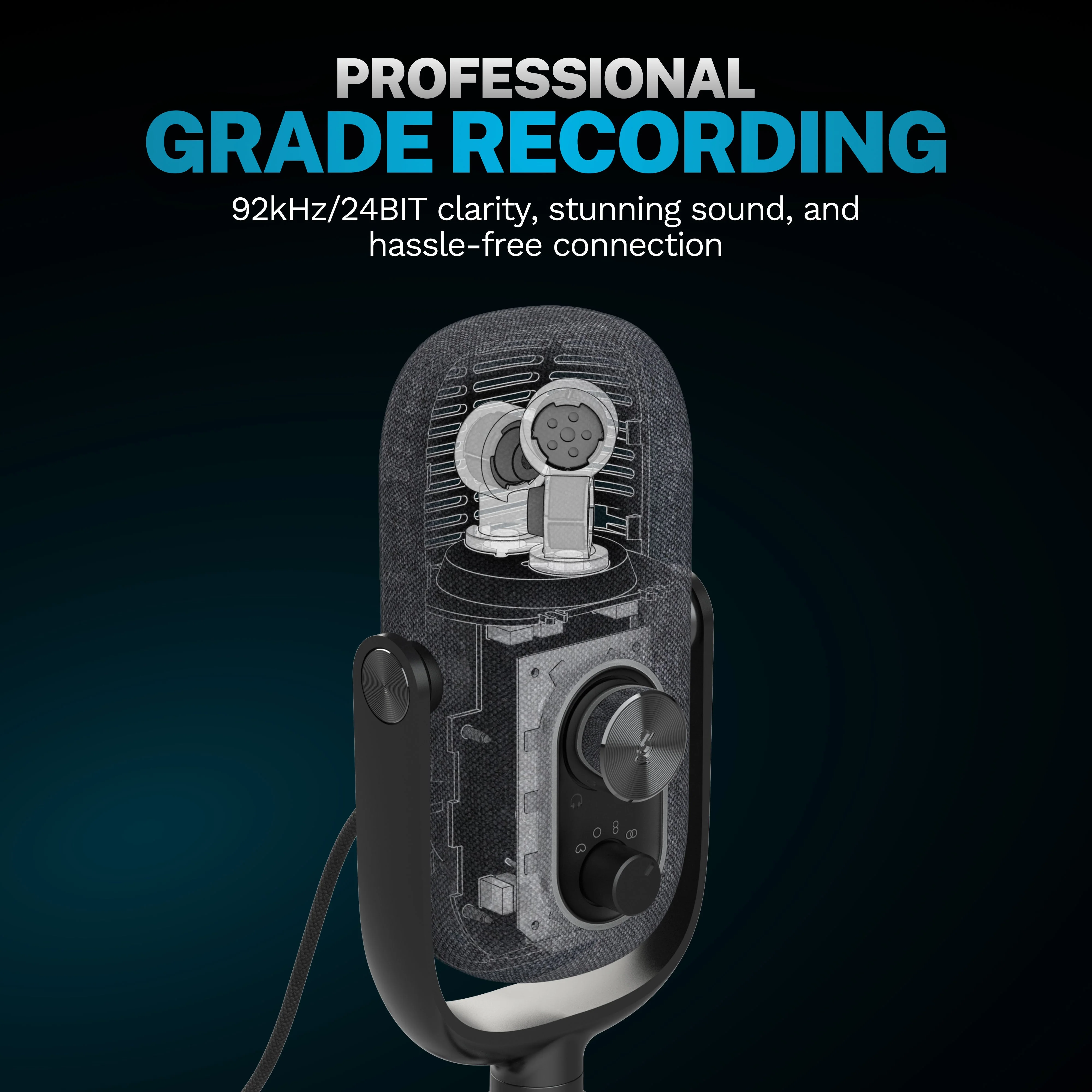 Epic Talk USB Microphone White - Image 10