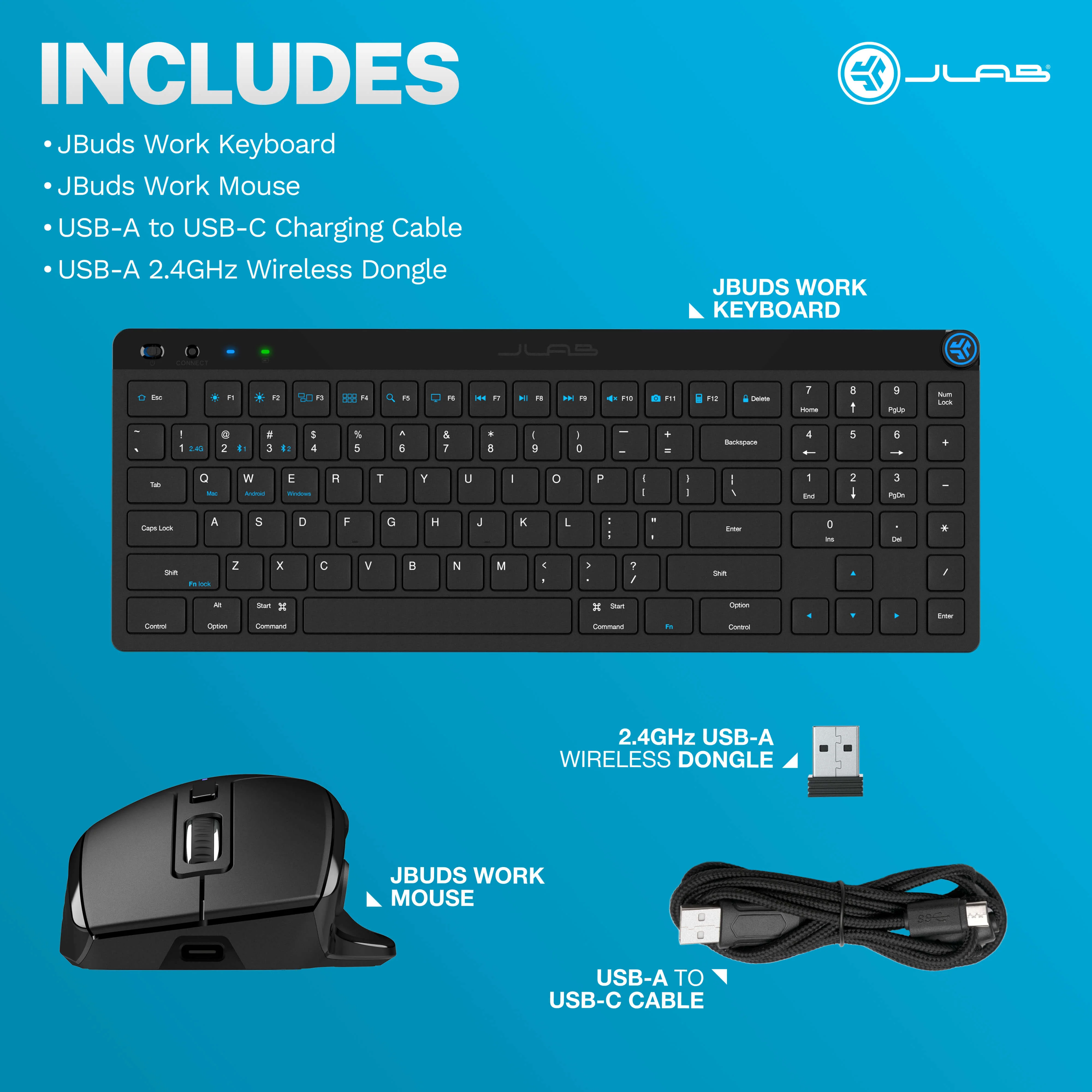 JLab JBuds Keyboard Mouse Bundle - Image 13
